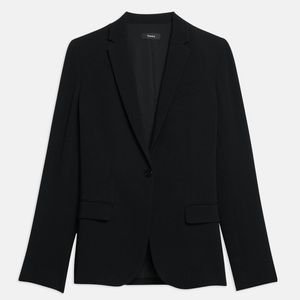 Theory Blazer: Staple Blazer in Admiral Crepe